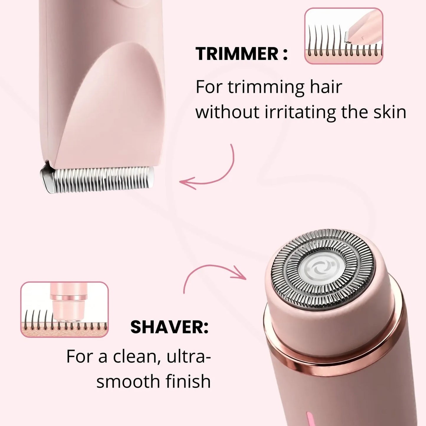 Shavea™ 2‑in‑1 Bikini & Body Trimmer
